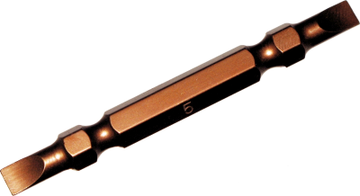 [159-30906] 3/16" Slotted 1/4" Hex Double End Power Bit