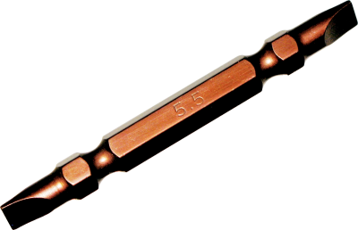 [159-30907] 7/32" Slotted 1/4" Hex Double End Power Bit