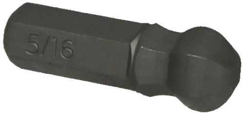 [159-30919] 5/16" Ball In-hex 1/4" Hex Bit 25mm Long