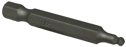 [159-30923] 1/8" Ball In-hex 1/4" Hex Bit 50mm Long