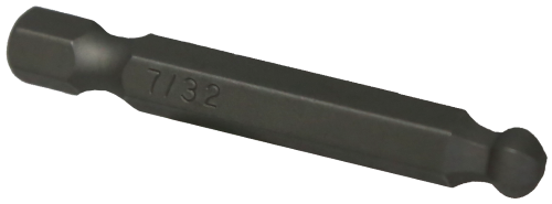 [159-30927] 7/32" Ball In-hex 1/4" Hex Bit 50mm Long