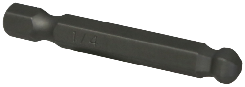 1/4" Ball In-hex 1/4" Hex Bit 50mm Long