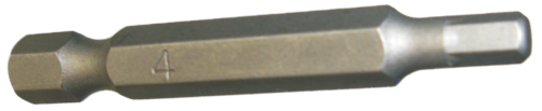 4mm In-hex 1/4 Inch Hex Bit 50mm Long