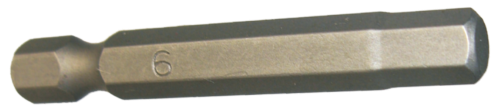 6mm In-hex 1/4 Inch Hex Bit 50mm Long