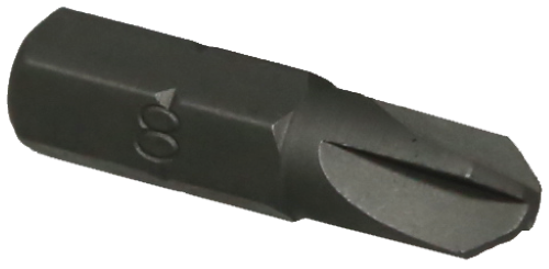 #8 Torq-Set 1/4" Hex Bit 25mm Long