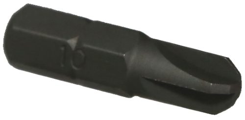#10 Torq-Set 1/4" Hex Bit 25mm Long