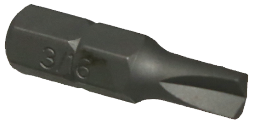 #C4 3/.16" Clutch Head 1/4" Hex Bit 25mm Long
