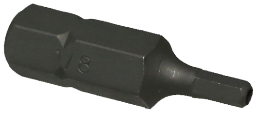 1/8 Inch Tamper In-hex 5/16 Inch Hex Bit 30mm Long