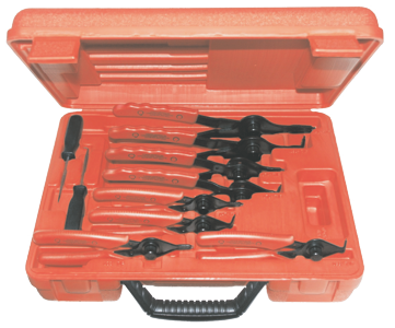 10 Piece Internal/External Circlip Plier Set