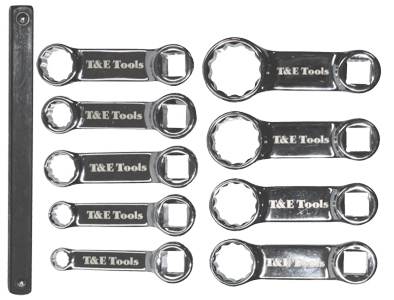 9 Piece 3/8 Inch Drive SAE Torque Adaptor Set 1/4 Inch - 3/4 Inch 