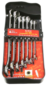 7 Piece SAE Combination Wrench Set 3/8"-3/4"