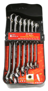 7 Piece Metric Combination Wrench Set 10-19mm