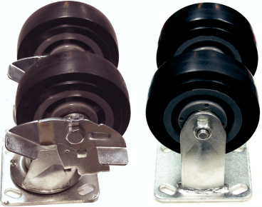 [159-70058] Mega Series 4 Piece Castor Set (5"  x 2" )