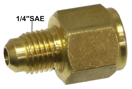 [159-AC914] Convertible Adaptor R134a 1/4" SAE- Acme Cylinder