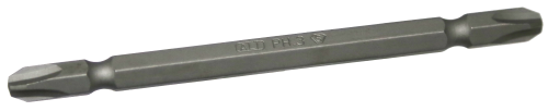 #3 Phillips D/Ended 1/4" Hex Bit 100mm L