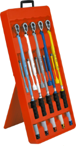 [159-FPS515P] 15 Piece Preset Torque Wrench Stick & Socket Set 90 110 135 160 190nm
