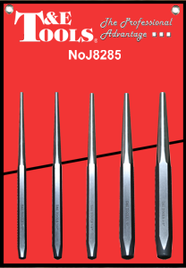 [159-J8285] 5 Piece 10" Long Taper Punch Set