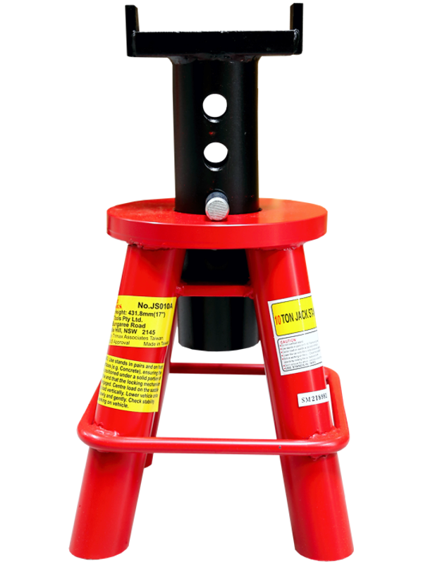 [59E-JS010A] 10 Ton Heavy Duty Jack Stand (9.1/2" To 17" ) Pin Type