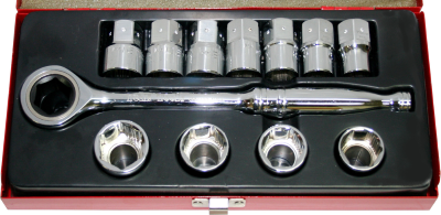 12 Piece Gear-less Infinity Socket Set 14 To 26mm