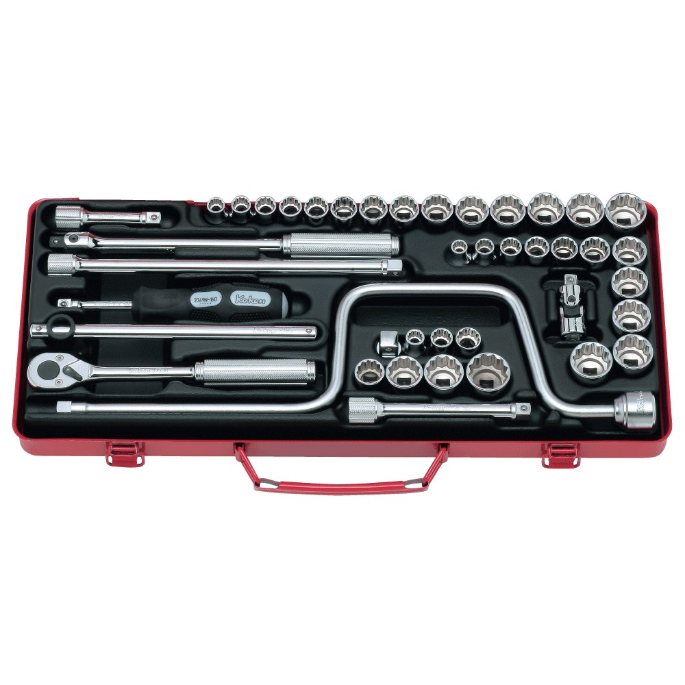 Socket Set 3/8 Inch Drive AF/Metric/Whit.(42PCS)