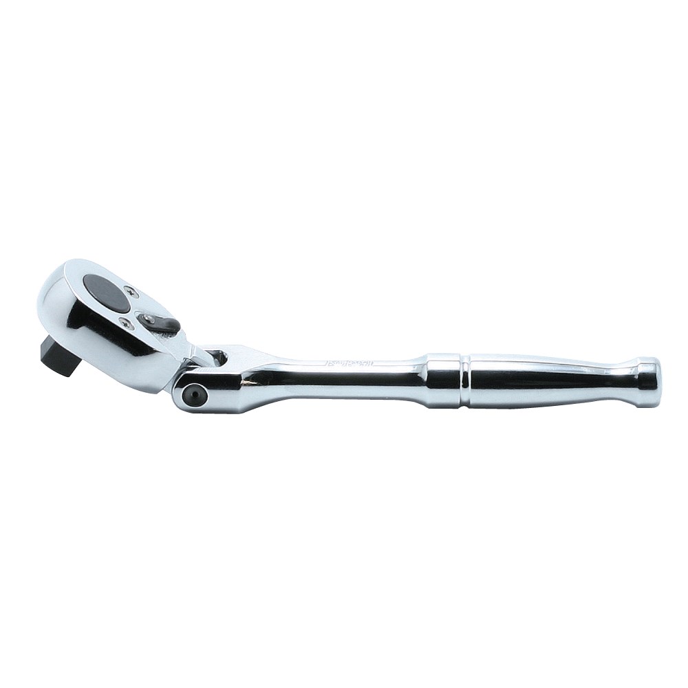 RATCHET 3/8 Inch Drive FLEX.HEAD POLISHED-175MM**