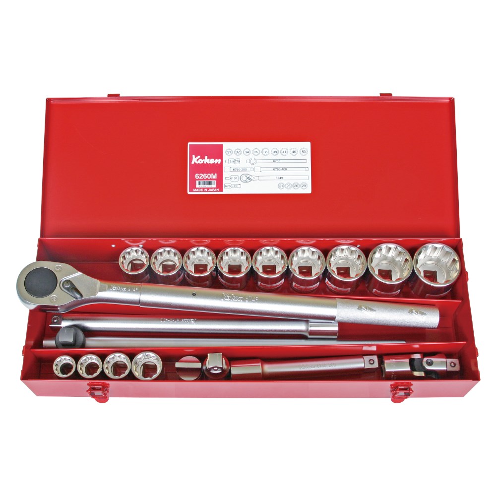 Socket Set 3/4 Inch Drive 12 Point 15/16-2 AF (25PC)