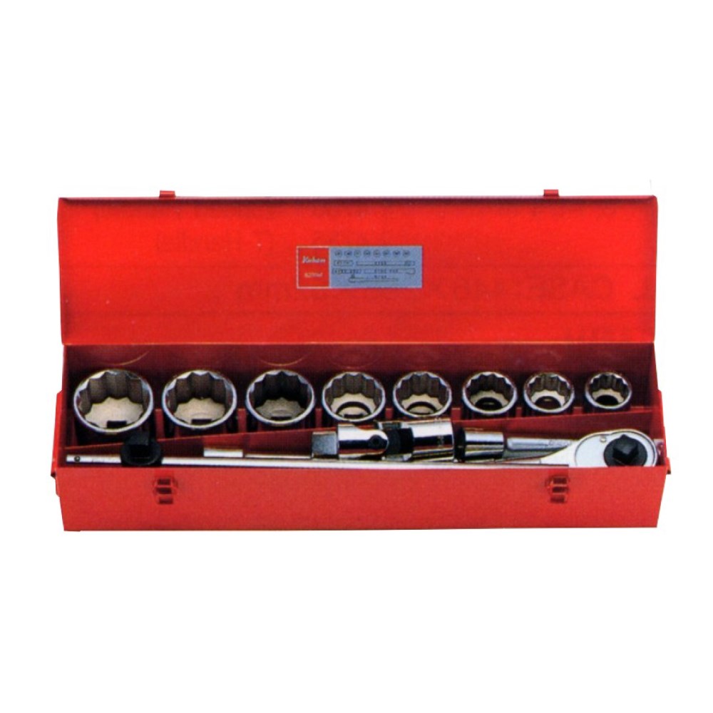 Socket Set 1 Inch Drive 12 Point 1 7/16-2 1/2 AF(12)