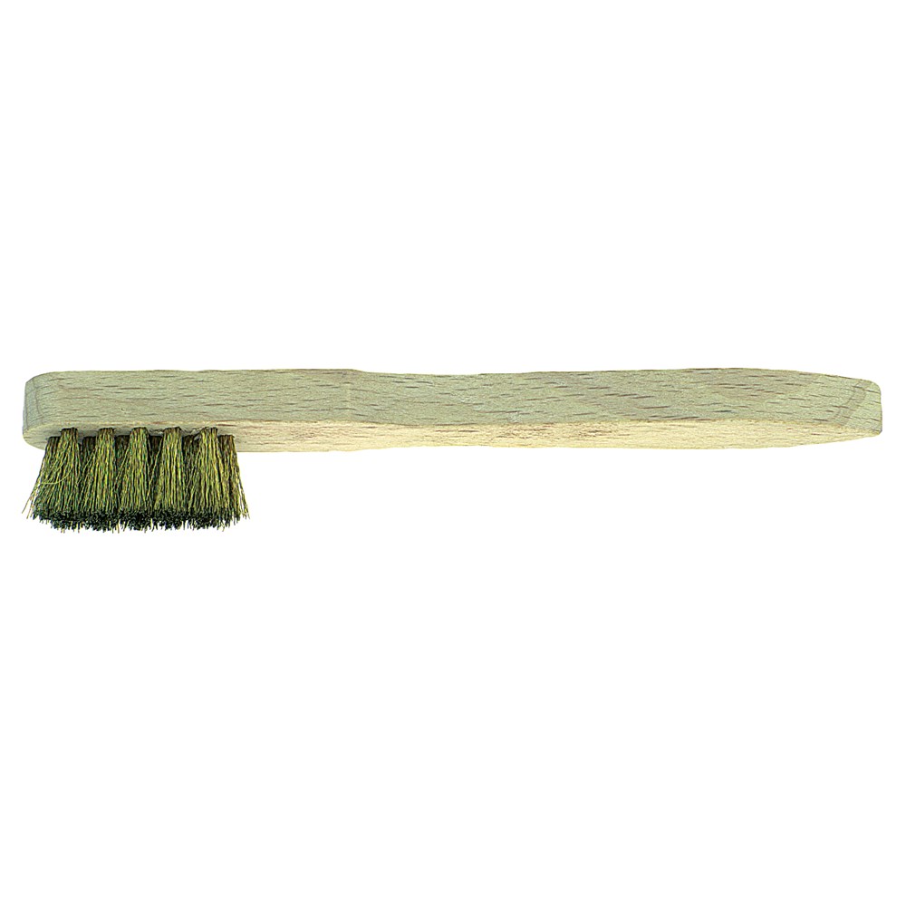 Brush Spark Plug Brass Wire 150mm Wooden Handle - 74160001 SW12375/1
