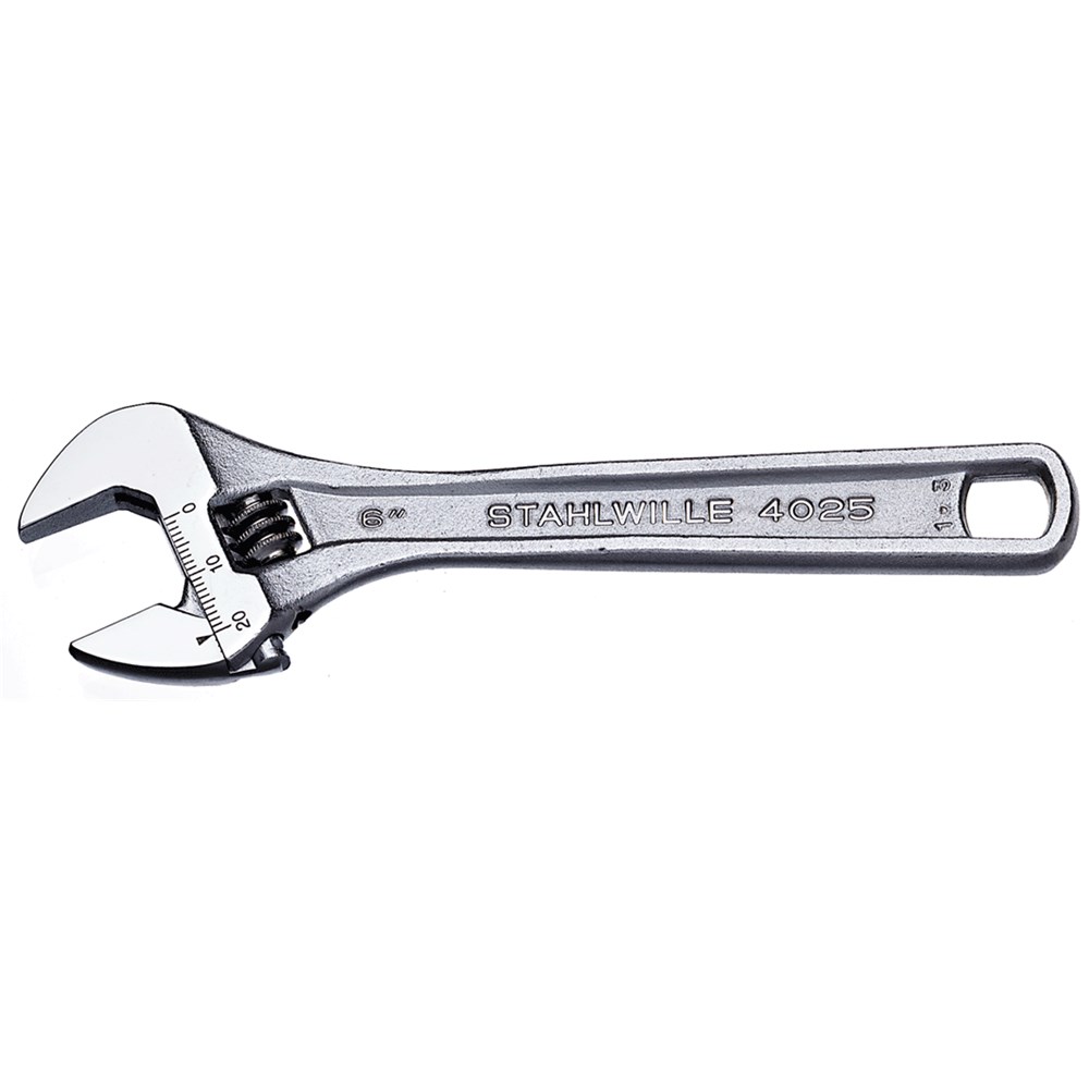 Wrench Adjustable 150mm (6 Inch) Chrome Plated - 40250006 SW4025 6