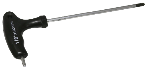 [159-M1208] 1/8" T-Handle Ball Hex Key