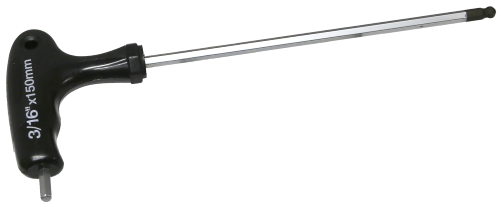 [159-M1212] 3/16" T-Handle Ball Hex Key