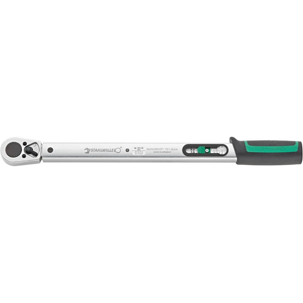 Torque Wrench With Reversible Ratchet Size 15 30-150nm 1/2 Inch Drive SW721/15 - 50200015