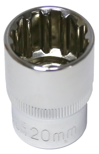 20mm 1/2" Drive Multi Lock Socket