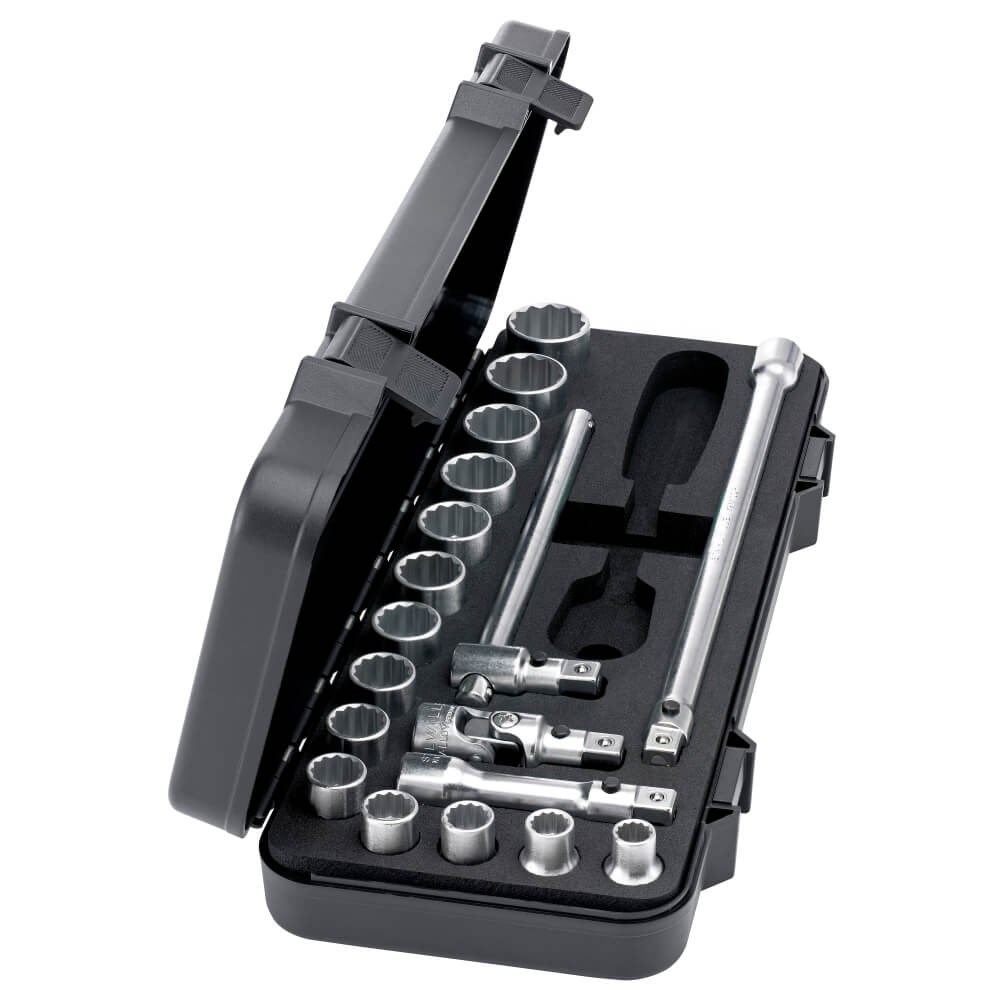 SW45/14/5IQR - 3/8" Socket & Accessory Set 19PC 8-22mm Quick Release - SW45/14/5IQR - 96021180