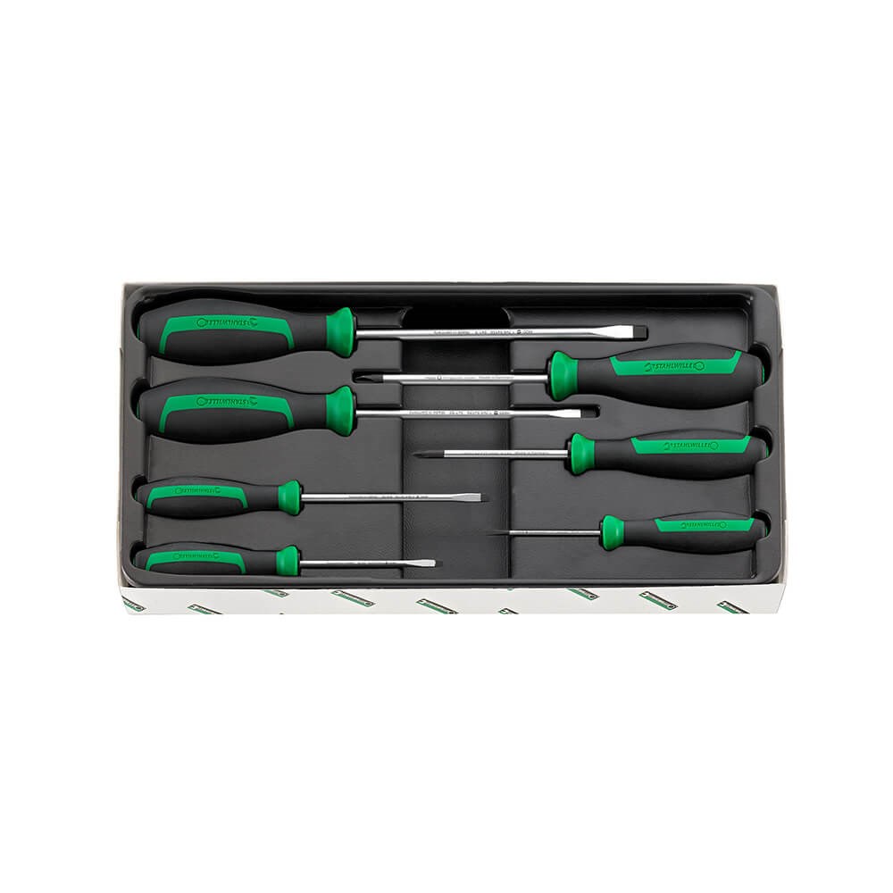 SET 7PC DRALL+ SCREWDRIVER 5 SLOT / 2 PHILIPS HEAD SW4691/7 - 96469115