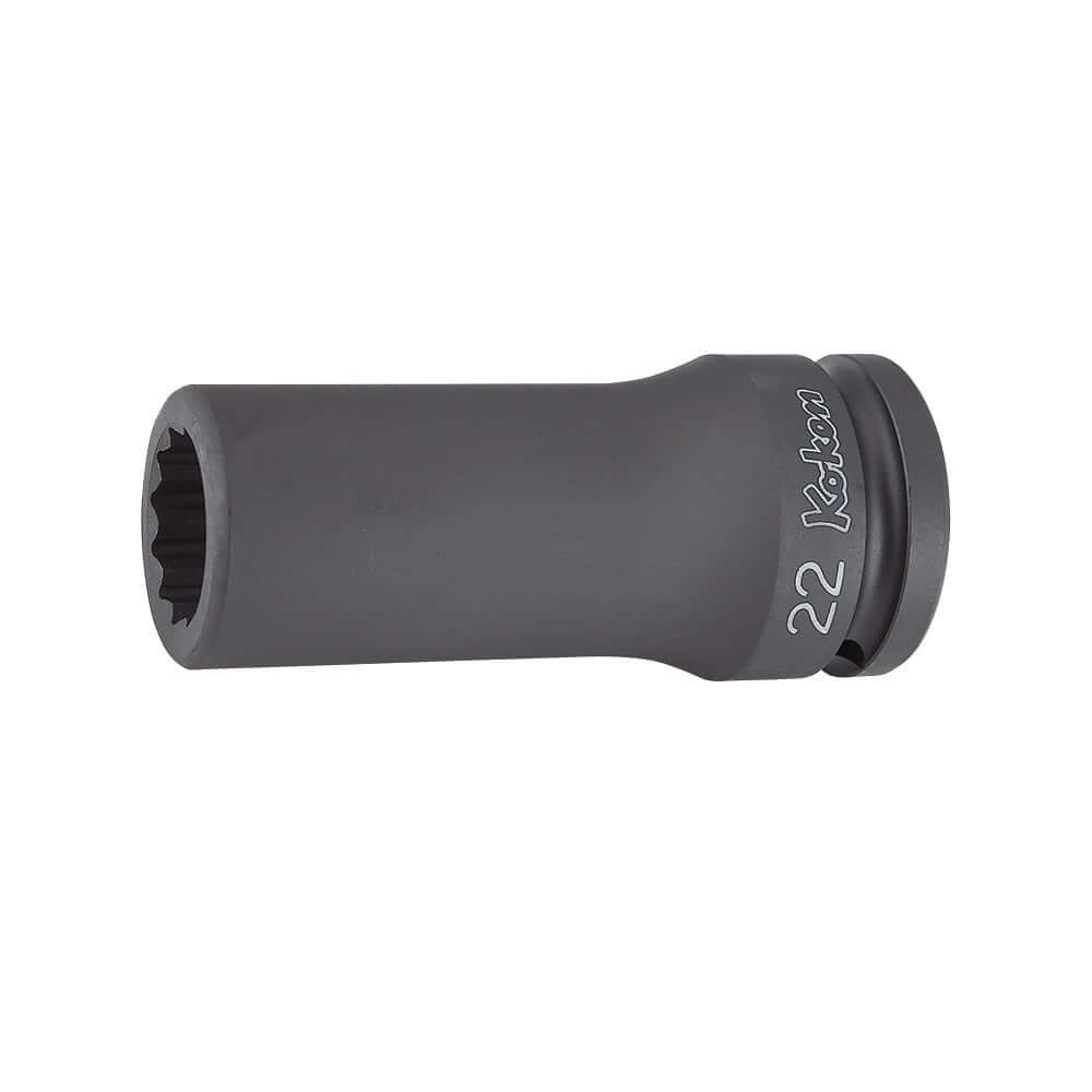 IMPACT DEEP SOCKET 3/4 Inch Drive X 22MM 12 Point KO16305M22