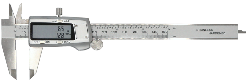 [159-MT220-150] 150mm Vernier Caliper Fractional