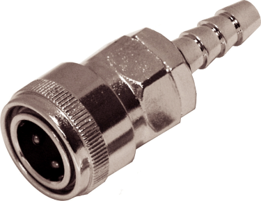 [59E-NBT08] Female Half Quick Release Coupling W / 5/16" Hose Tail Barb