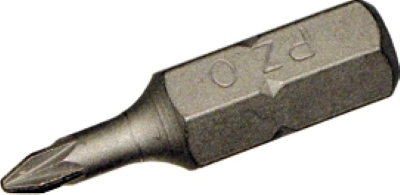 #0 Pozidriv 1/4 Inch Hex 25mm Long