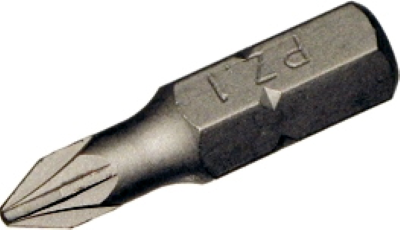 #1 Pozidriv 1/4" Hex Insert Bit
