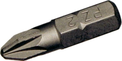 #2 Pozidriv 1/4" Hex Insert Bit