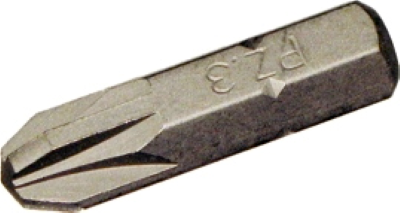 #3 Pozidriv 1/4" Hex Insert Bit