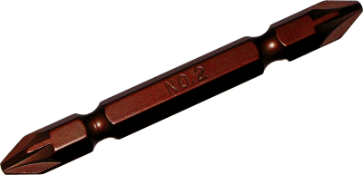 #2 Pozidriv 1/4" Hex Double End Power Bit