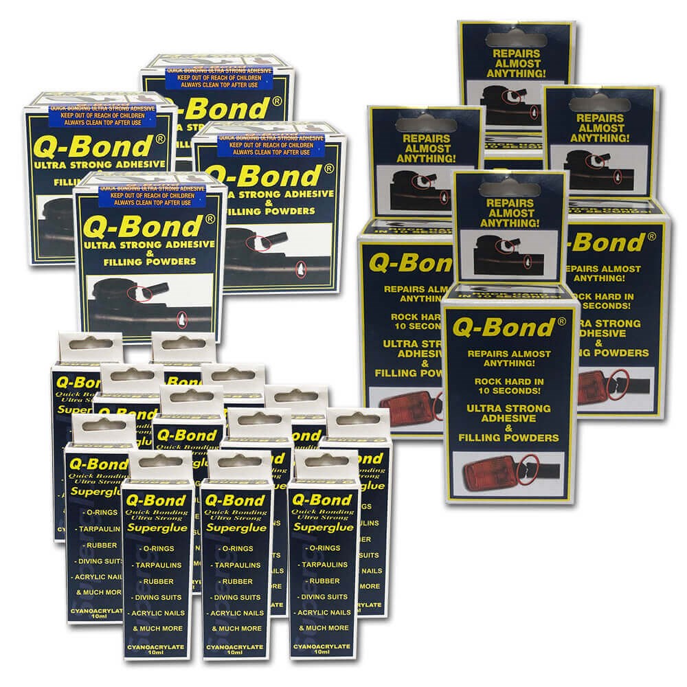 Q-Bond Counter Display REFILL - Stock Only | 4x QB2  4x QB3 12x QB4