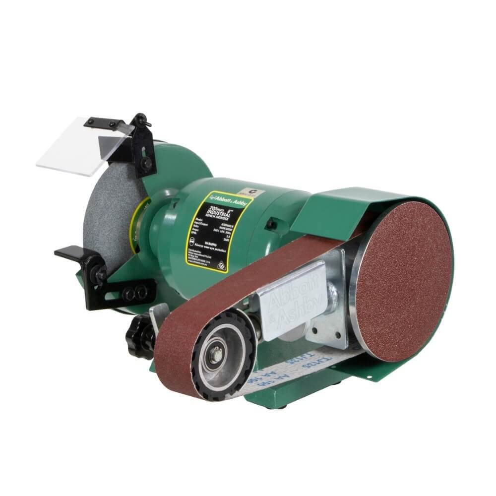 [160-AA362W8] AA362W8 - 8" Industrial Grinder with Linishing Attachment 915 x 50mm