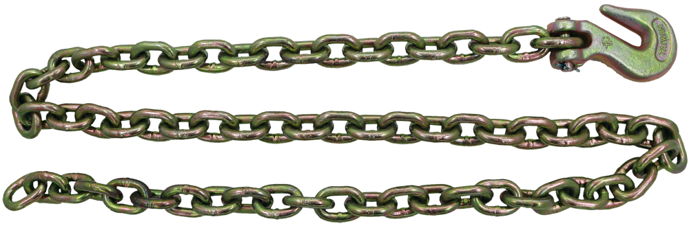 [159-PP011B-28] 3/8" 5ft Chain & Hook
