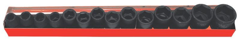 14 Piece 1/2 Inch Driveive Impact Sockets