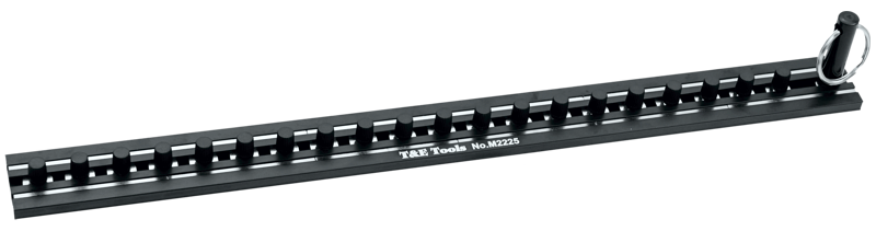 20Pc. x 1/4 Inch Drive Magnetic Socket Rail 300mm