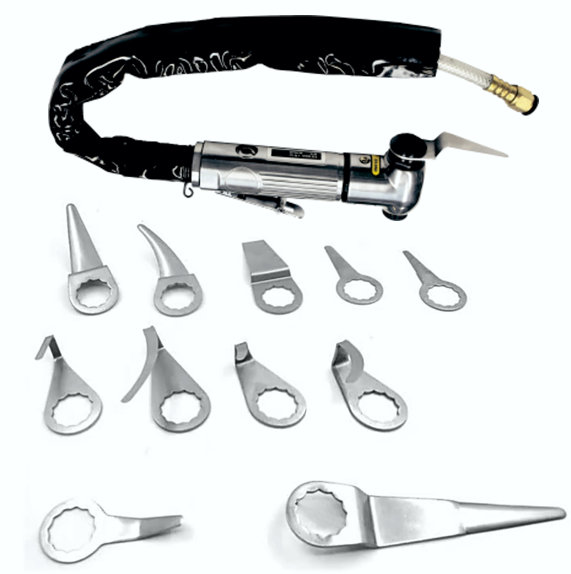 [159-1108A] Windscreen Removal Air Knife Kit with 11 Air Knifes