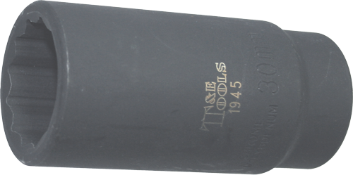 [159-1945] 30mm 1/2 Inch Drive Deep Impact 12 Point Socket